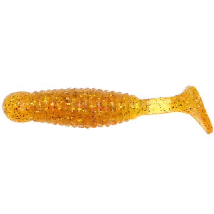 Set 16buc Twister Damiki I-Grub 5.1cm, 1.5gr, Culoarea 404 (Amber Flake)