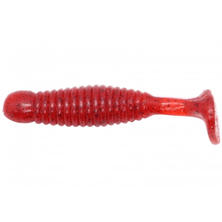 Set 16buc Twister Damiki I-Grub 5.1cm, 1.5gr, Culoarea 405 (Bloody Red Flake)