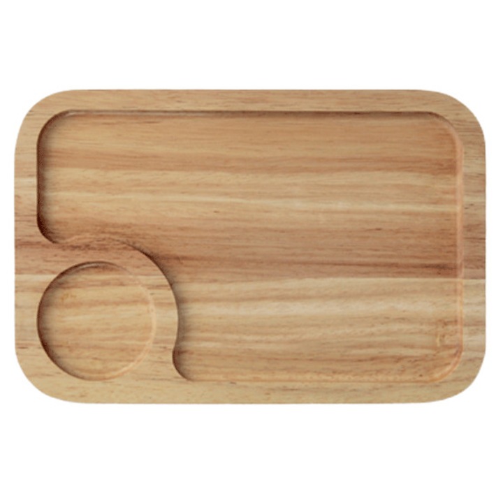Platou lemn servire RAKI 30x20xh1,9cm