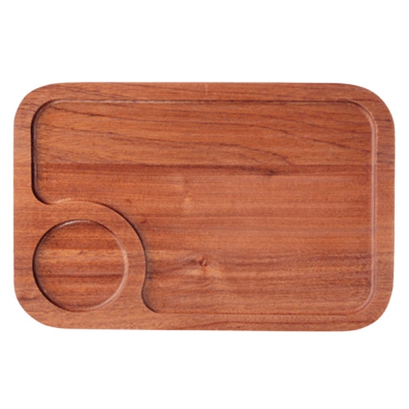 Platou servire RAKI 35x25xh1,4cm culoare lemn mahon