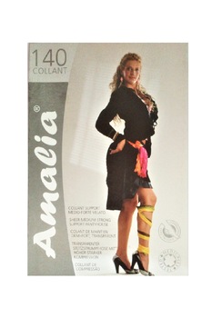 Dres Amalia Medical, Compresiv, Structura fagure, 140 den, Negru Dres Amalia Medical, Compresiv, Structura fagure, 140 den, Negru