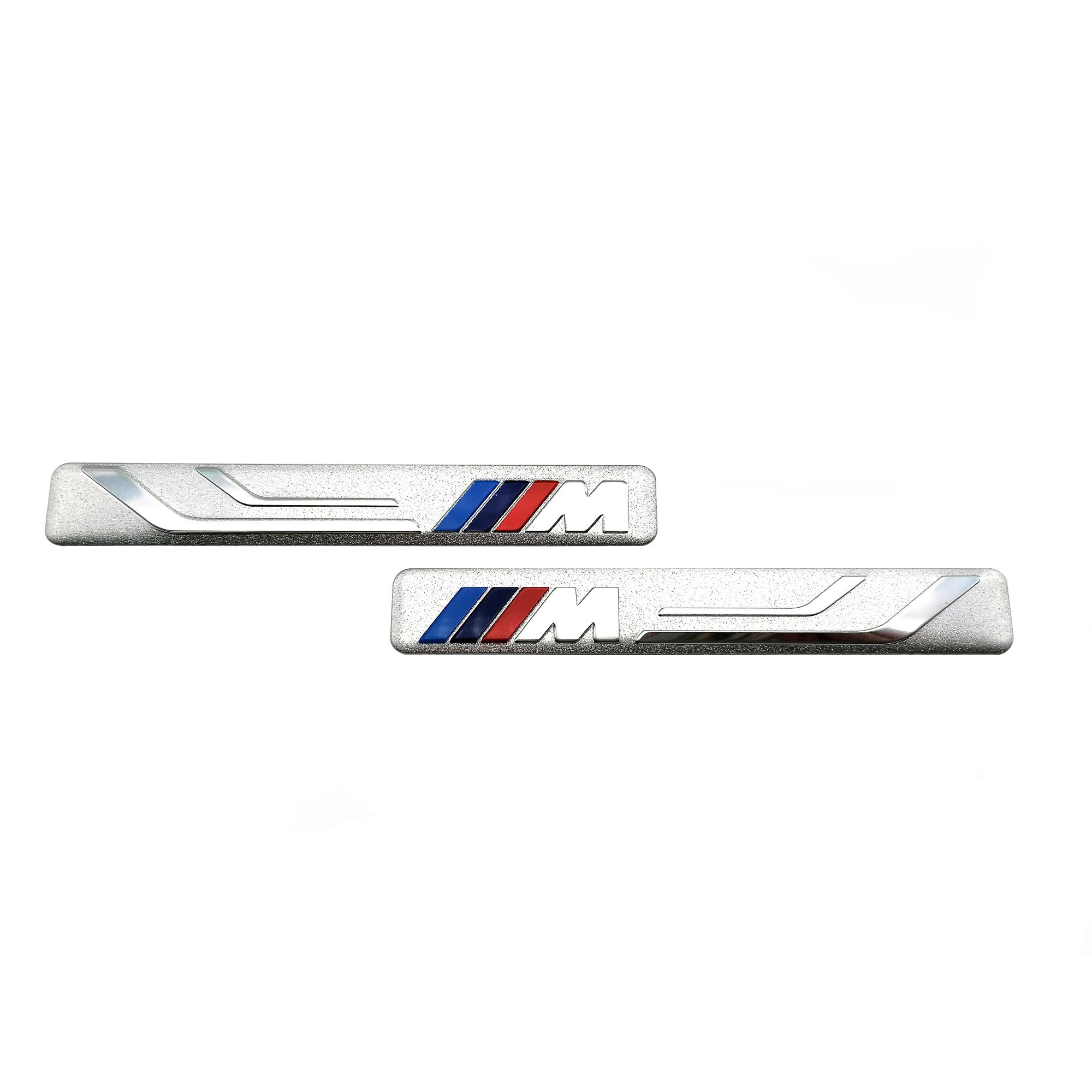 Set 2 Embleme 3D Adeziv Aluminiu M BMW 8.5x1.2cm