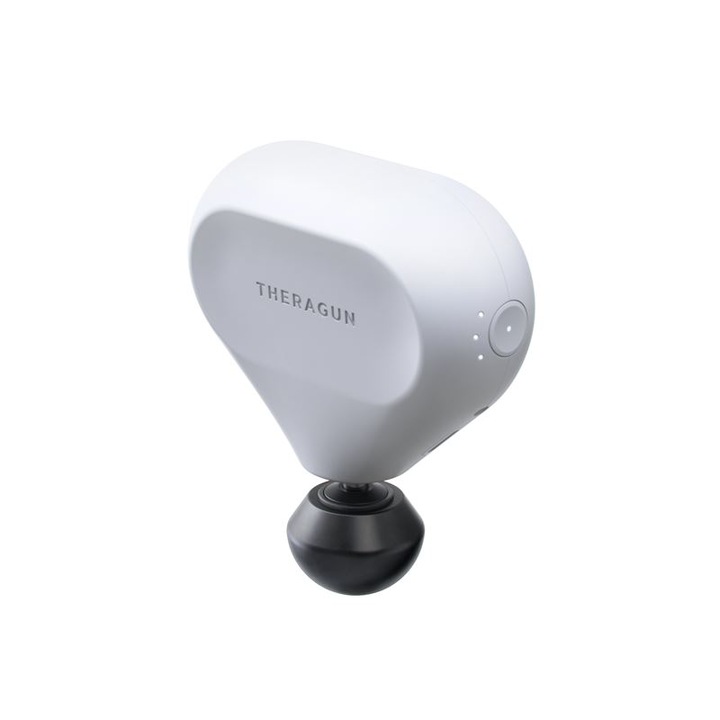 Уред за вибромасаж Therabody Theragun Mini, 3 степени на скорост, бял