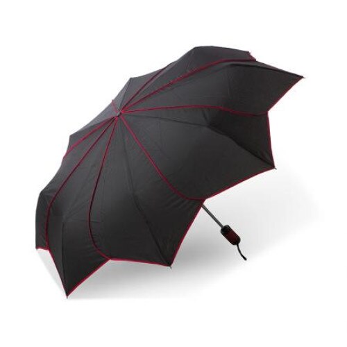 Umbrela femei, H80768B , PIERRE CARDIN, Rosu/Negru