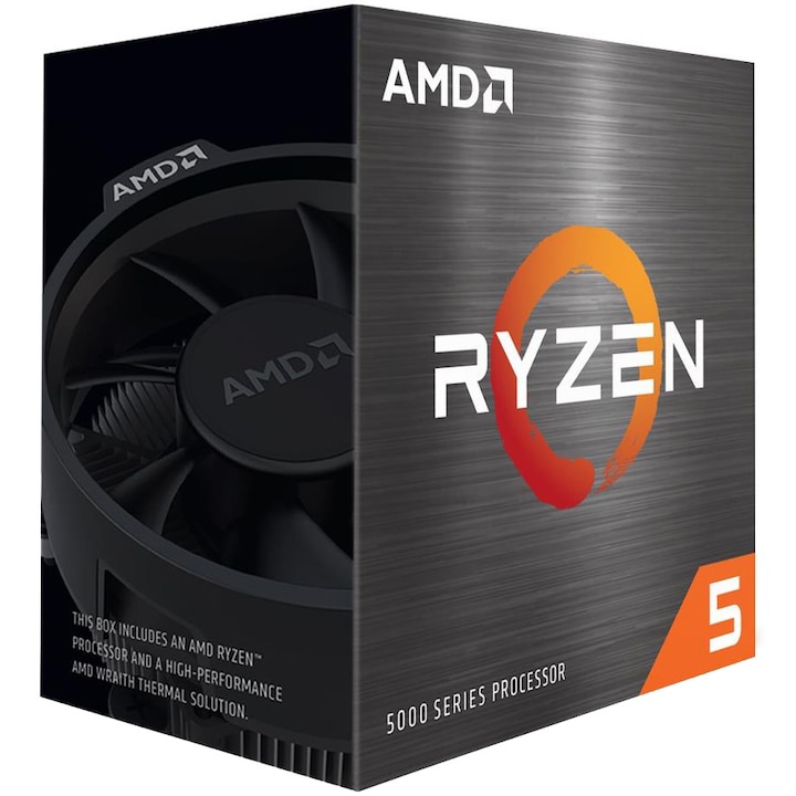 Процесор AMD Ryzen™ 5 5600X, 35MB, 4.6GHz, Wraith Stealth