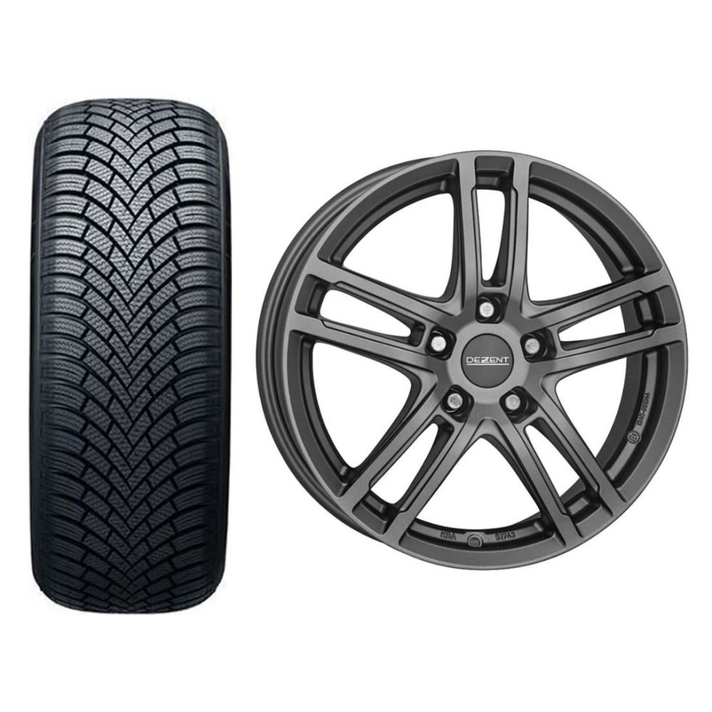 Roata completa Hyundai i30 PDE janta aliaj Dezent TZ Graphite 7x16 + anvelopa iarna Nexen Winguard Snow G 3 WH21 205/55R16 91H