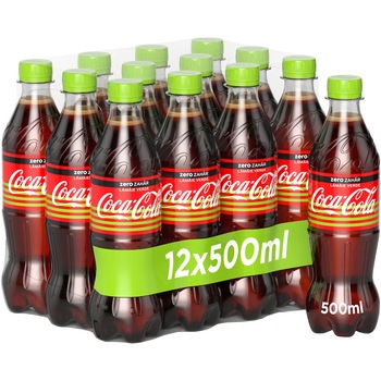 Coca - Cola Lime Zero Zahar, Pet 12 X 0.5l Coca - Cola Lime Zero Zahar, Pet 12 X 0.5l