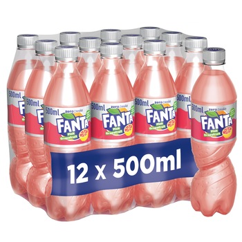 Fanta Grepfruit Zero Zahar, Pet 12X 0.5l Fanta Grepfruit Zero Zahar, Pet 12X 0.5l