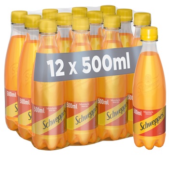 Schweppes Mandarin, Pet 12 X 0.5l Schweppes Mandarin, Pet 12 X 0.5l