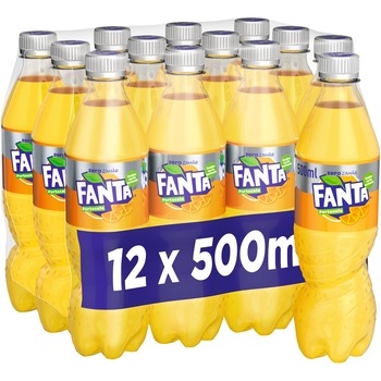 Fanta portocale Zero Zahar, Pet 12 X 0.5l Fanta portocale Zero Zahar, Pet 12 X 0.5l