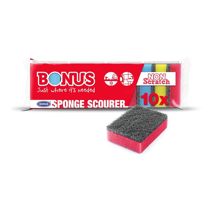 Bonus mosogatószivacs (8*5*3cm) 10db-os