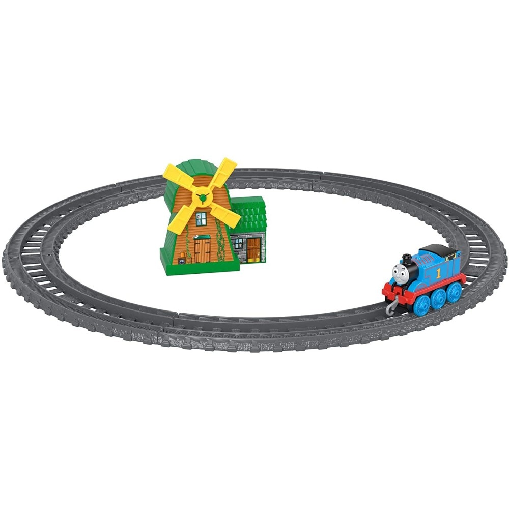 Set Locomotiva Thomas, Moara, Sine, Thomas And Friends, Push Along, Fisher Price, GFF09