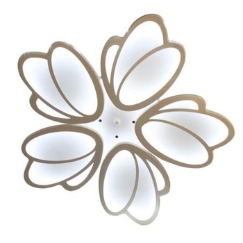 Lustra LED Creative Tulips cu Telecomanda, Lumina calda, rece, naturala si Intensitate reglabila, 140 W Lustra LED Creative Tulips cu Telecomanda, Lumina calda, rece, naturala si Intensitate reglabila, 140 W