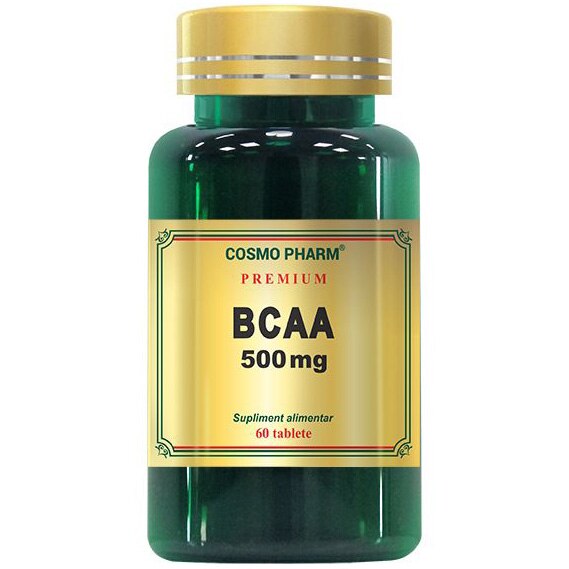 Supliment Nutritiv Bcaa 500 Mg, 60 Tablete
