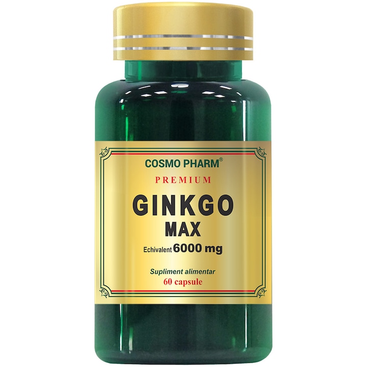 Хранителна добавка Ginkgo Max Extract 120mg Cosmo Pharm Premium, 60 капсули
