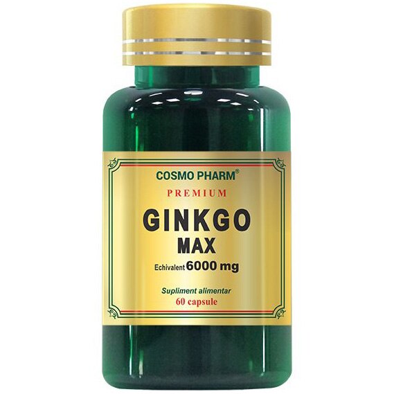 Supliment Alimentar Ginkgo Max Extract 120Mg, 60 Capsule