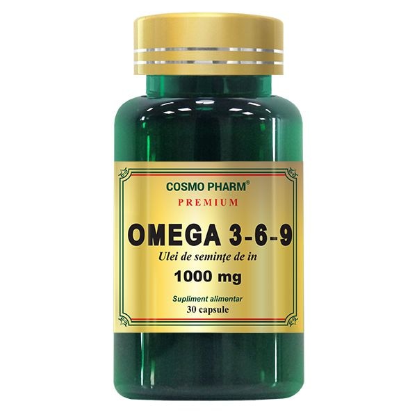 Supliment Alimentar Omega 369 Ulei In 1000Mg, 30 Capsule