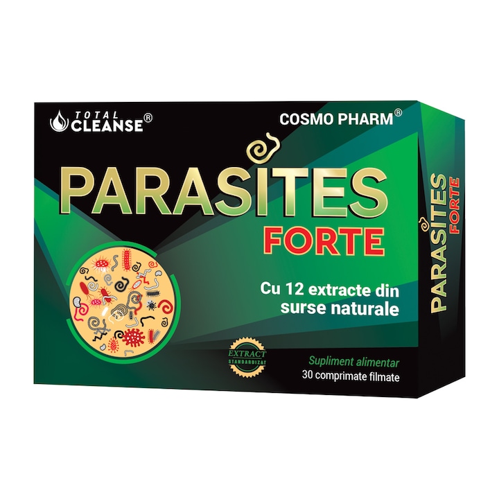 Parasites Total Cleanse étrend-kiegészítő, 30 db tabletta