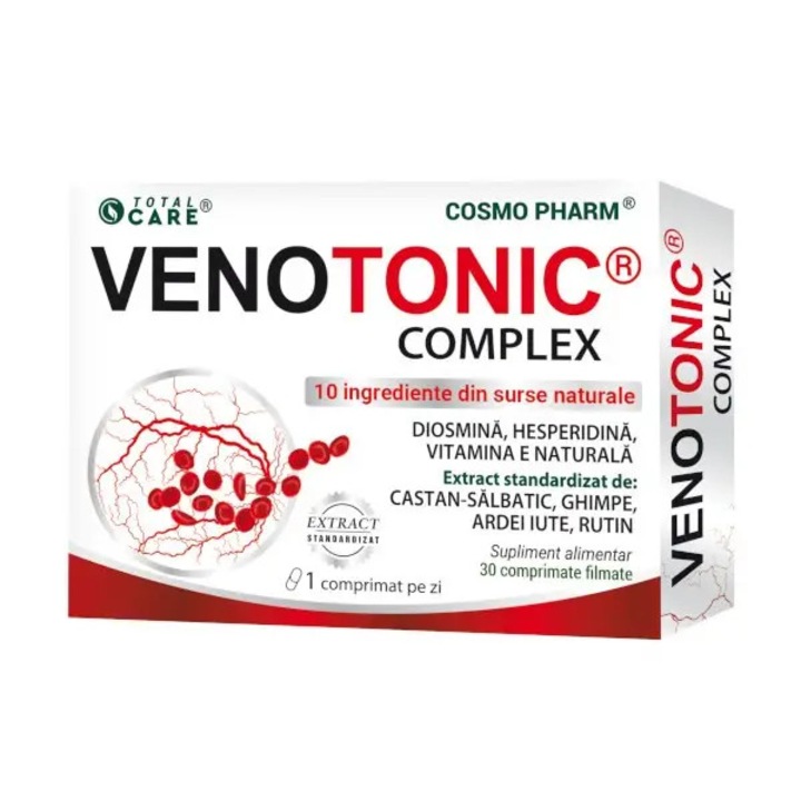 Supliment alimentar Venotonic Complex Cosmo Pharm Premium, 30 tablete