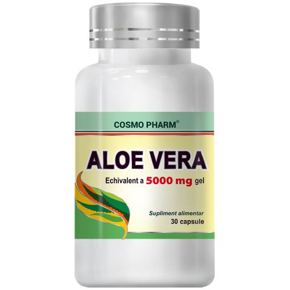 Supliment Alimentar Aloe Vera Extract 25Mg, 30 Capsule