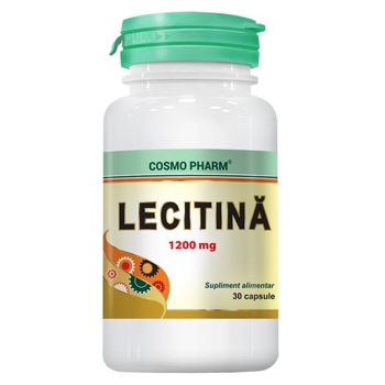 Supliment Alimentar Lecitina 1200Mg, 30 Capsule Supliment Alimentar Lecitina 1200Mg, 30 Capsule