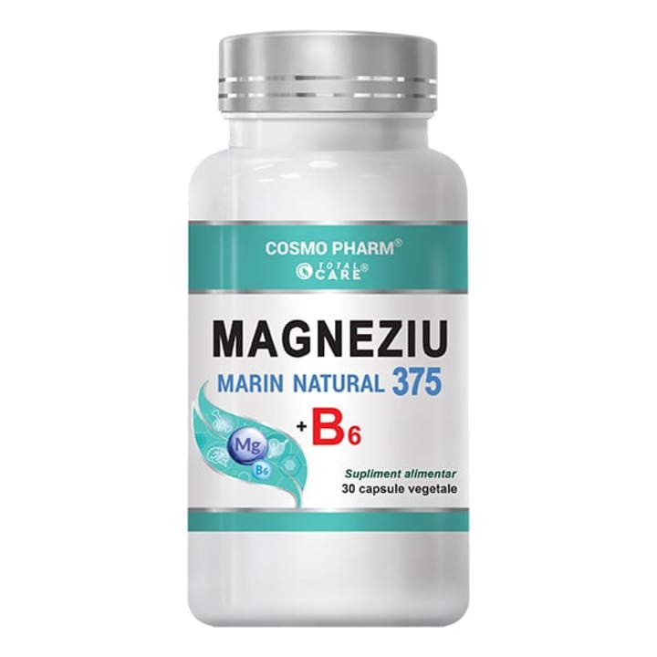 Magneziu Marin Natural 375 + B6 Premium
