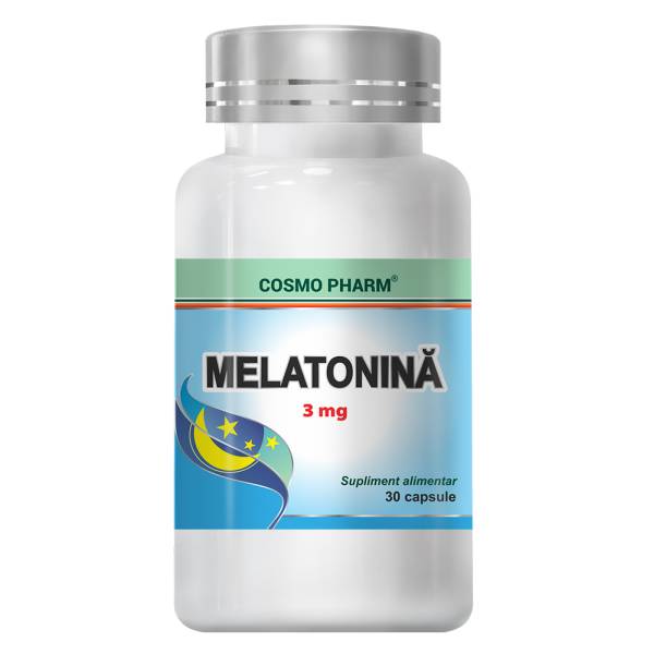 Supliment Alimentar Melatonina 3Mg, 30 Capsule