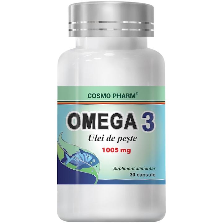 Supliment alimentar Omega 3 Ulei Peste 1005mg Cosmo Pharm, 30 capsule