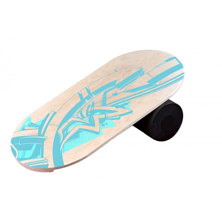 Balance Board cu cilindru, 74x38cm, Arrows