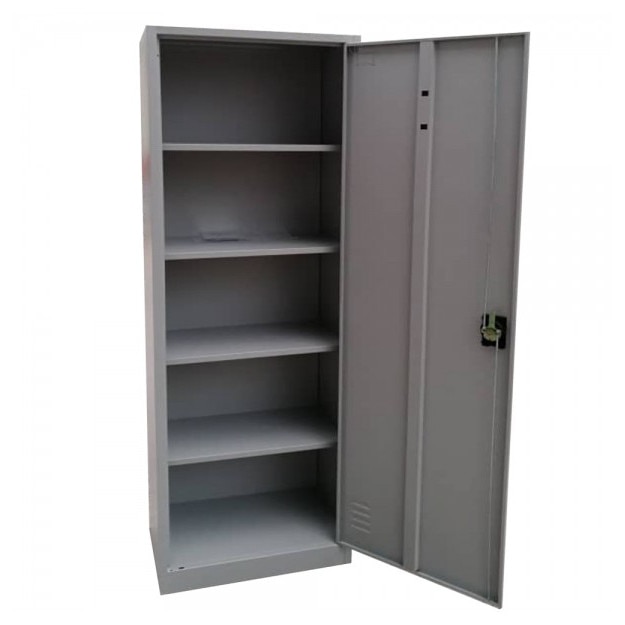 Fiset metalic cu 4 rafturi (Asamblat) A60, 600x400x1800 mm (LxlxH), 40 kg/polita, inchidere 3 puncte, PLUS