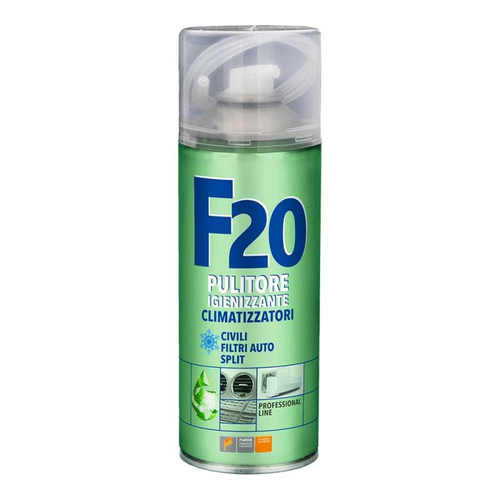 Solutie de curatat si igienizat aparatele de aer conditionat, Faren F20, 400ml