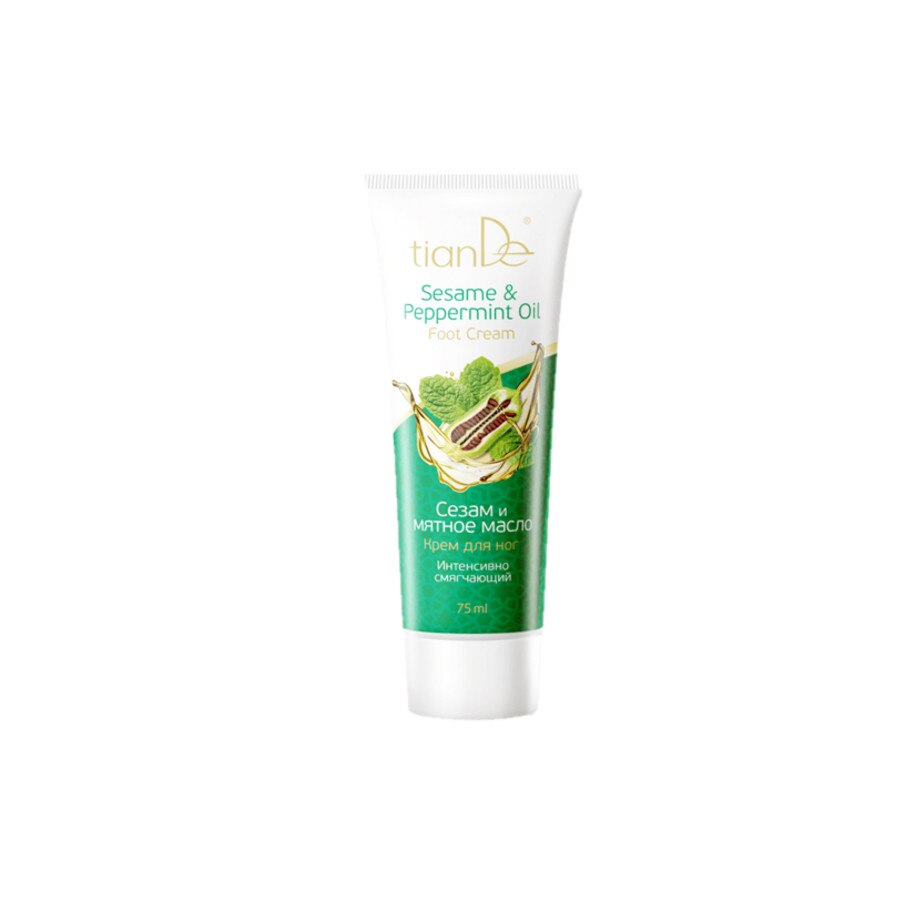 Crema de picioare cu susan si ulei de menta, TianDe, 75g