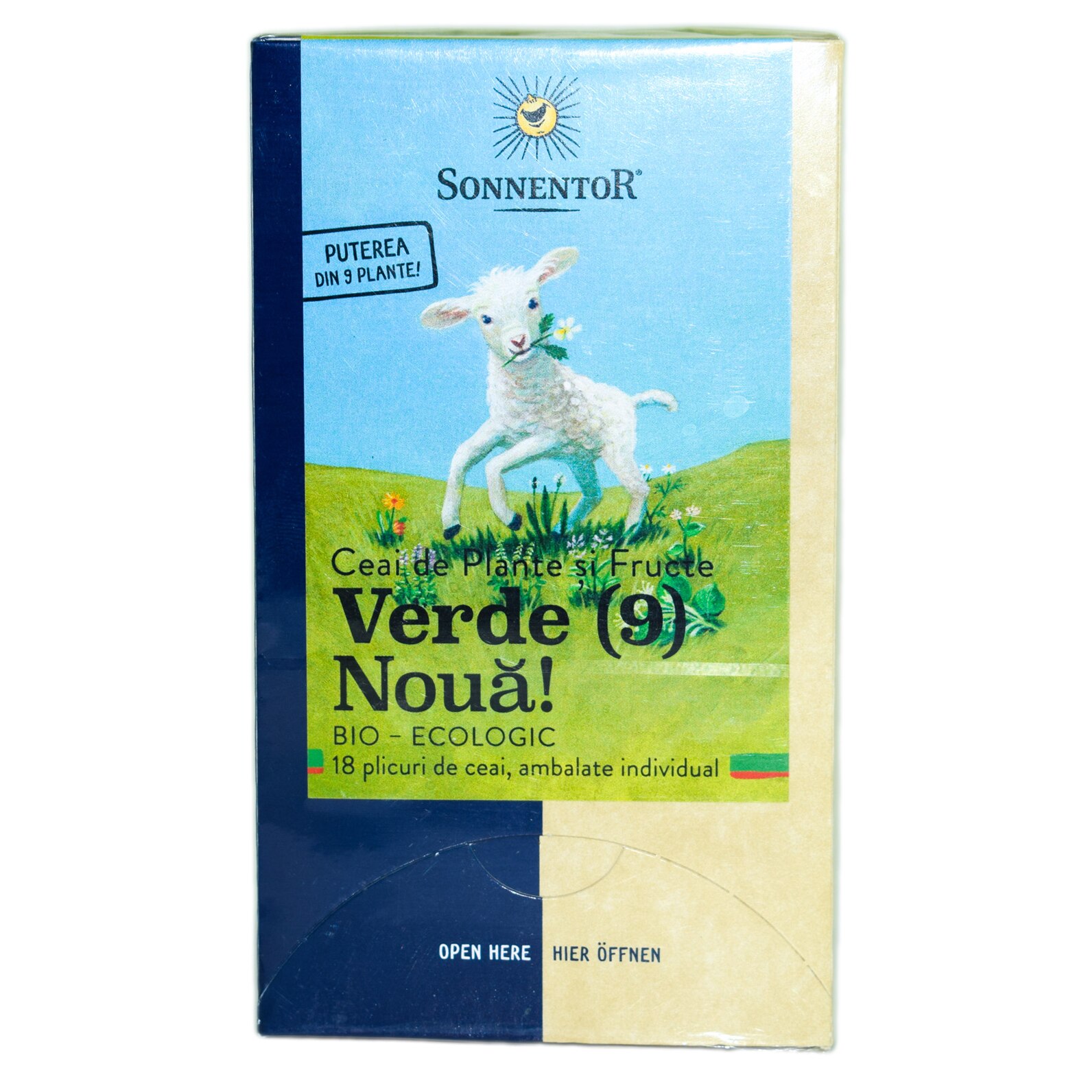 Ceai Bio verde noua plante , 18 pliculete, Sonnentor