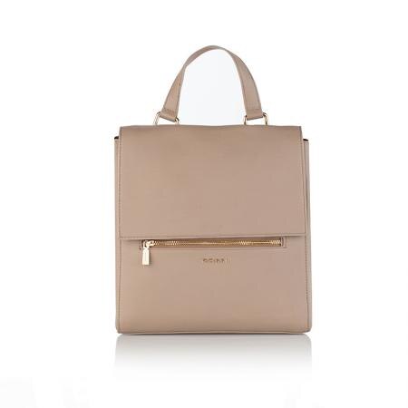 Rucsac dama, RSL6339, Piele naturala, Bej