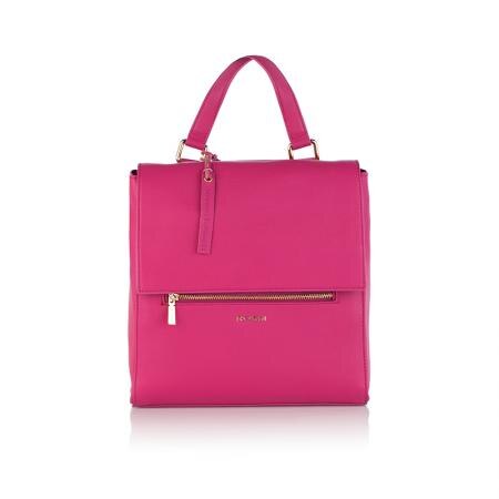 Rucsac dama, RSL6360, Piele naturala, Zmeura