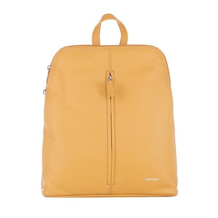 Rucsac dama, RSL65158, Piele naturala, Mustar