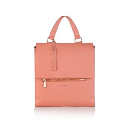 Rucsac dama, RSL6334, Piele naturala, Roz