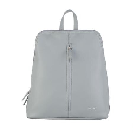 Rucsac dama, RSL65159, Piele naturala, Gri