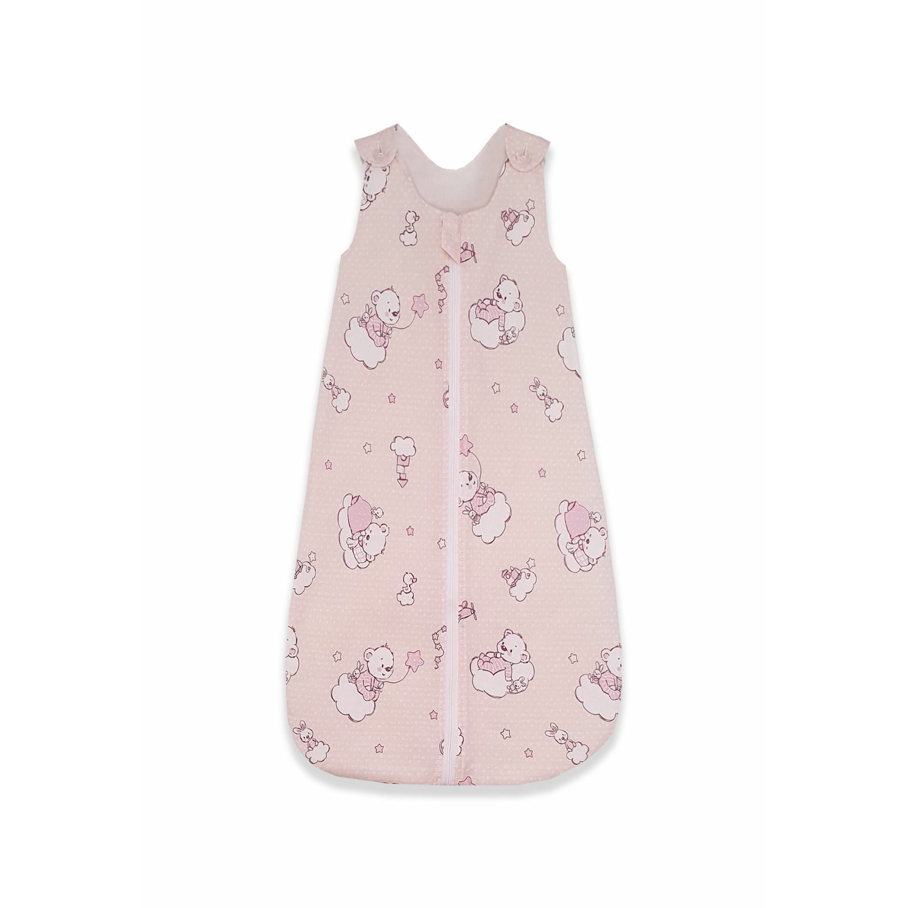 Sac de dormit, KidsDecor, iarna 2.5 tog Ursuletul Martinica roz 140 cm