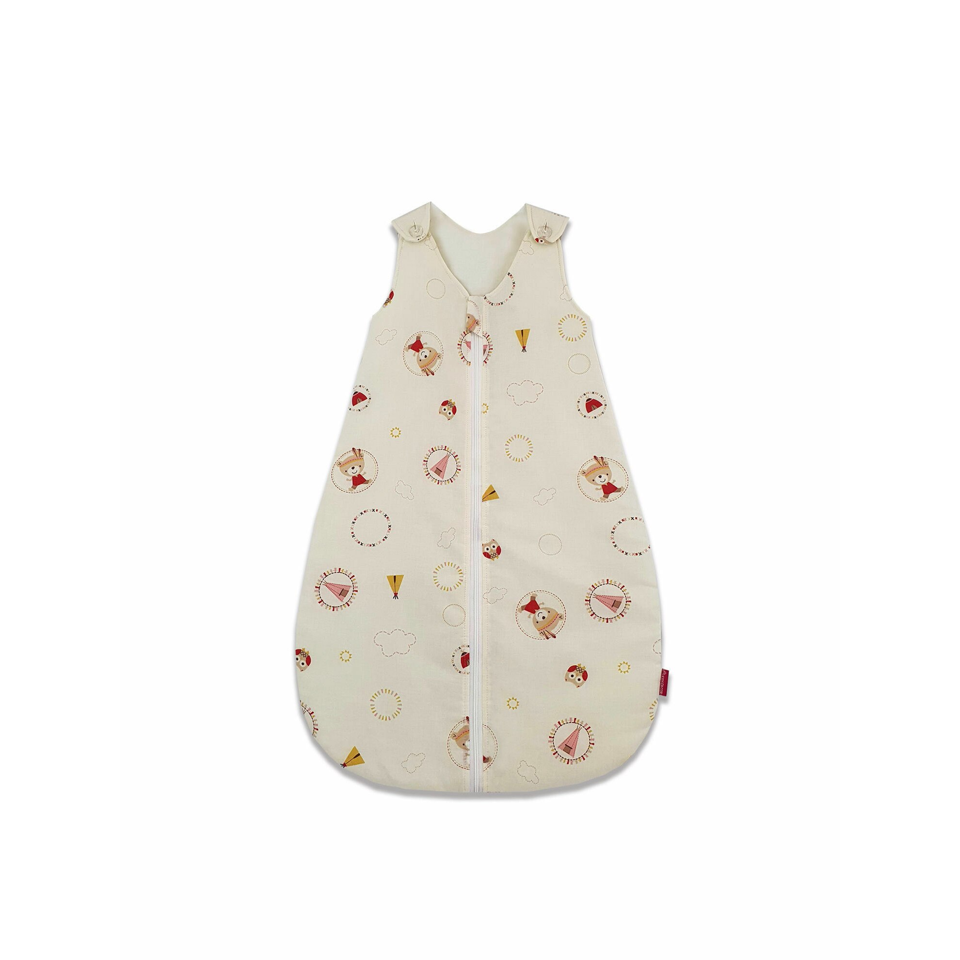 Sac de dormit, KidsDecor, vara 0.5 tog Mici Indieni 70 cm