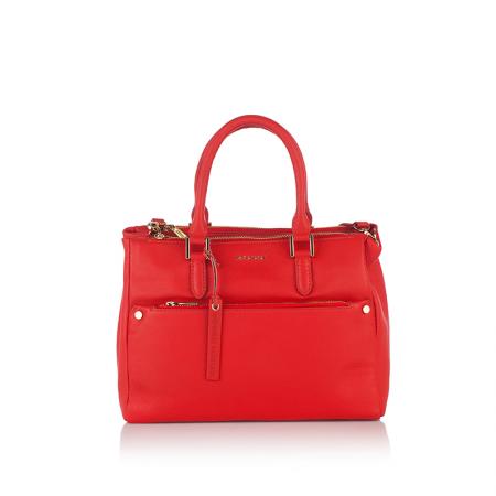 Genta dama, RSL5962, Piele naturala, Rosu