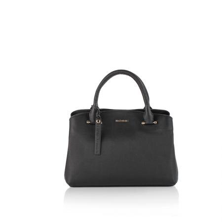 Geanta dama, RSL6251, Piele naturala, Negru