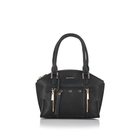 Geanta dama, RSL6451, Piele naturala, Negru