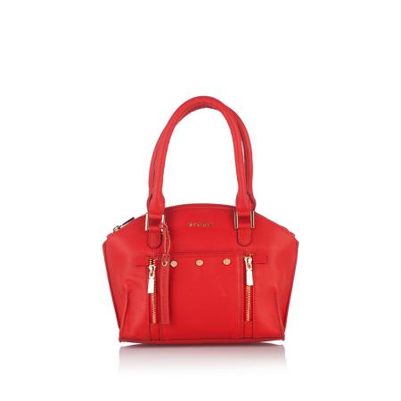 Geanta dama, RSL6462, Piele naturala, Rosu