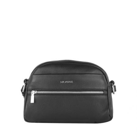 Geanta dama, RSL78154, Piele naturala, Negru