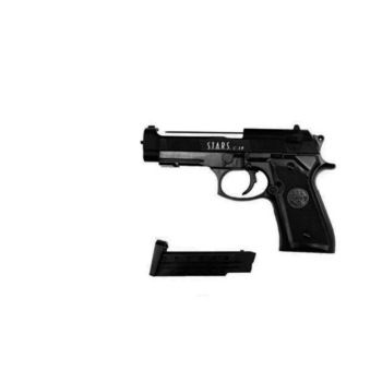 Pistol Airsoft Metalic Arc Spring, Cu Amortizor + 200 bile 0.25 g, C19 Pistol Airsoft Metalic Arc Spring, Cu Amortizor + 200 bile 0.25 g, C19