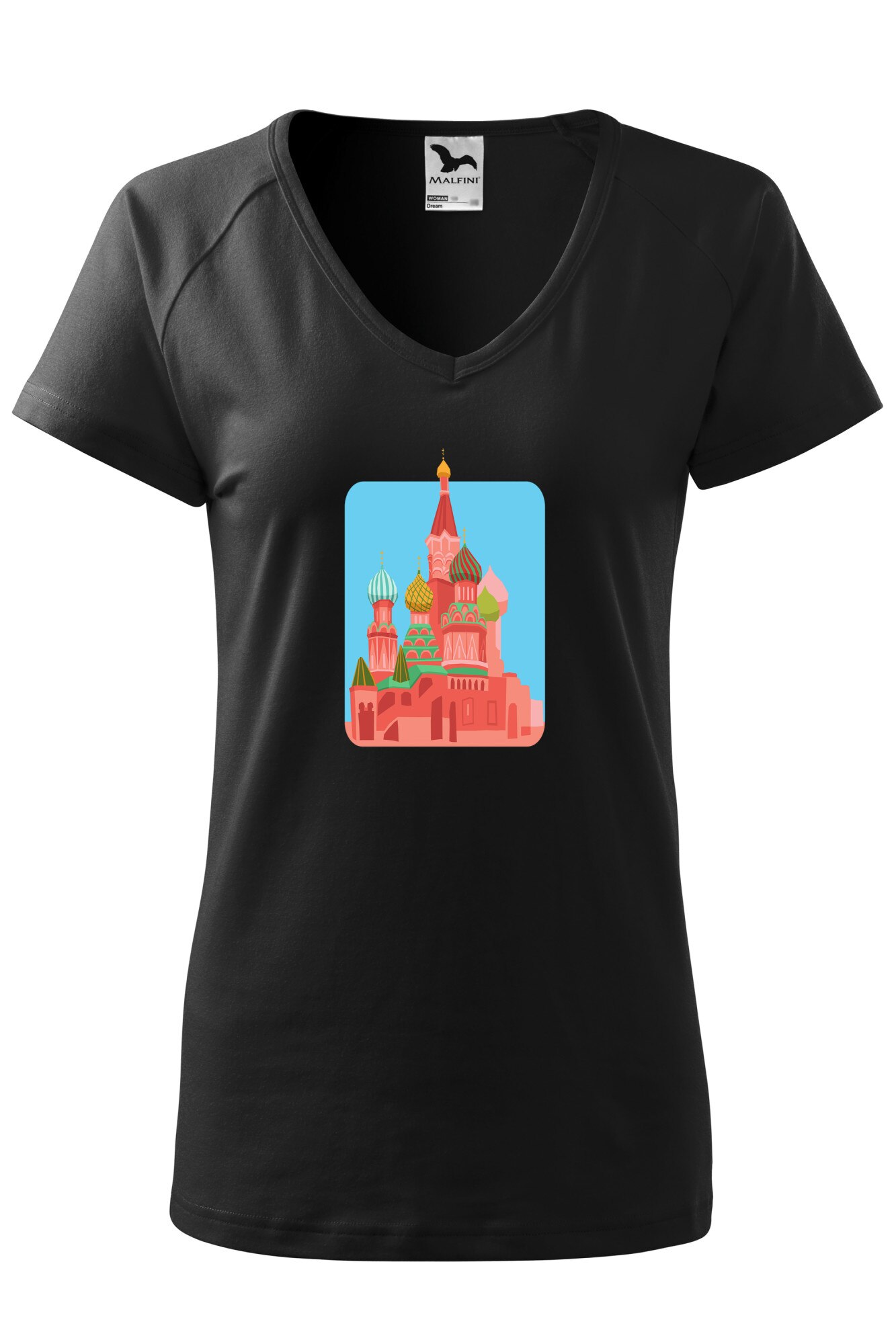 Tricou dama, Malfini, Kremlin, Negru