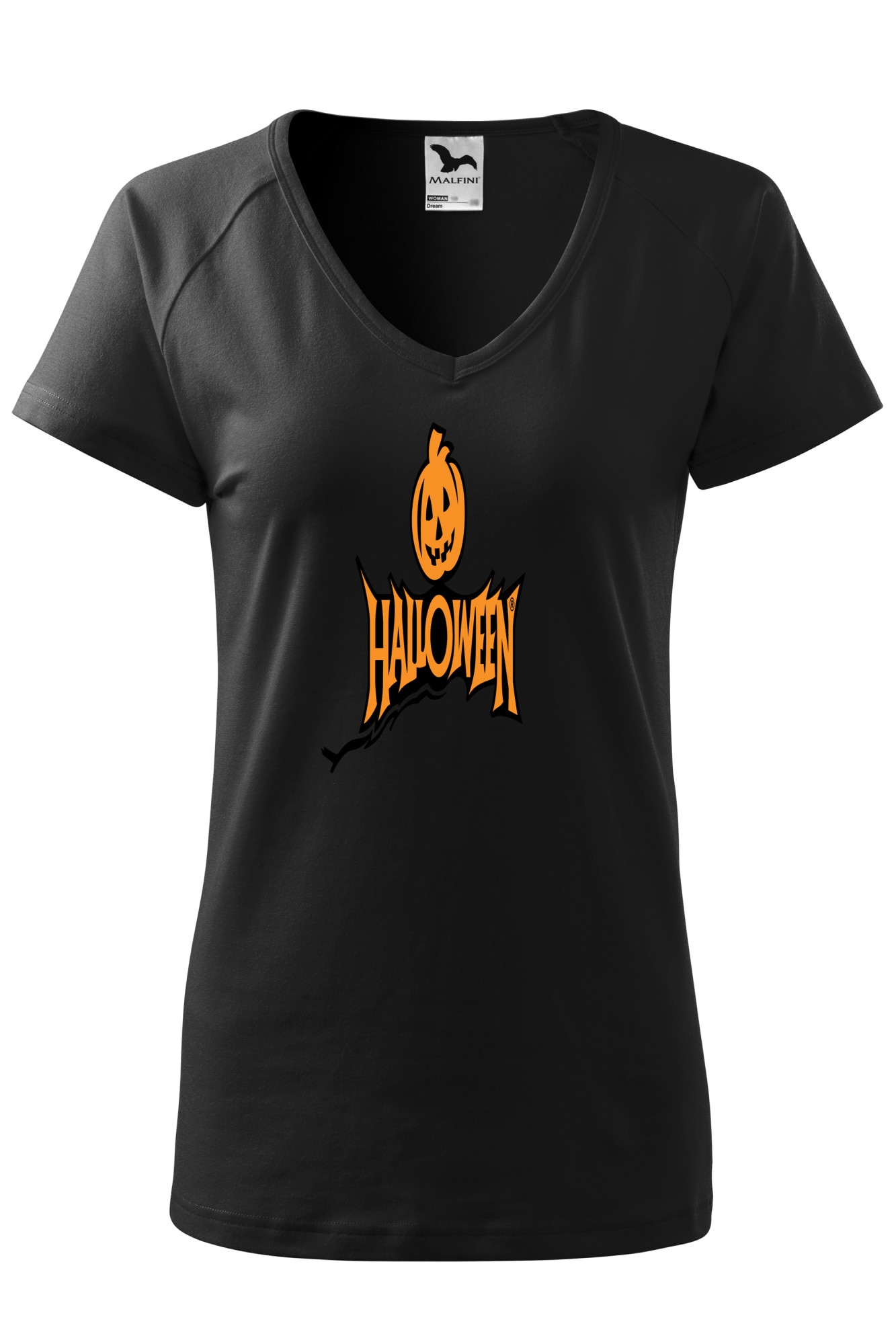 Tricou dama, Malfini, Halloween, Negru, XS