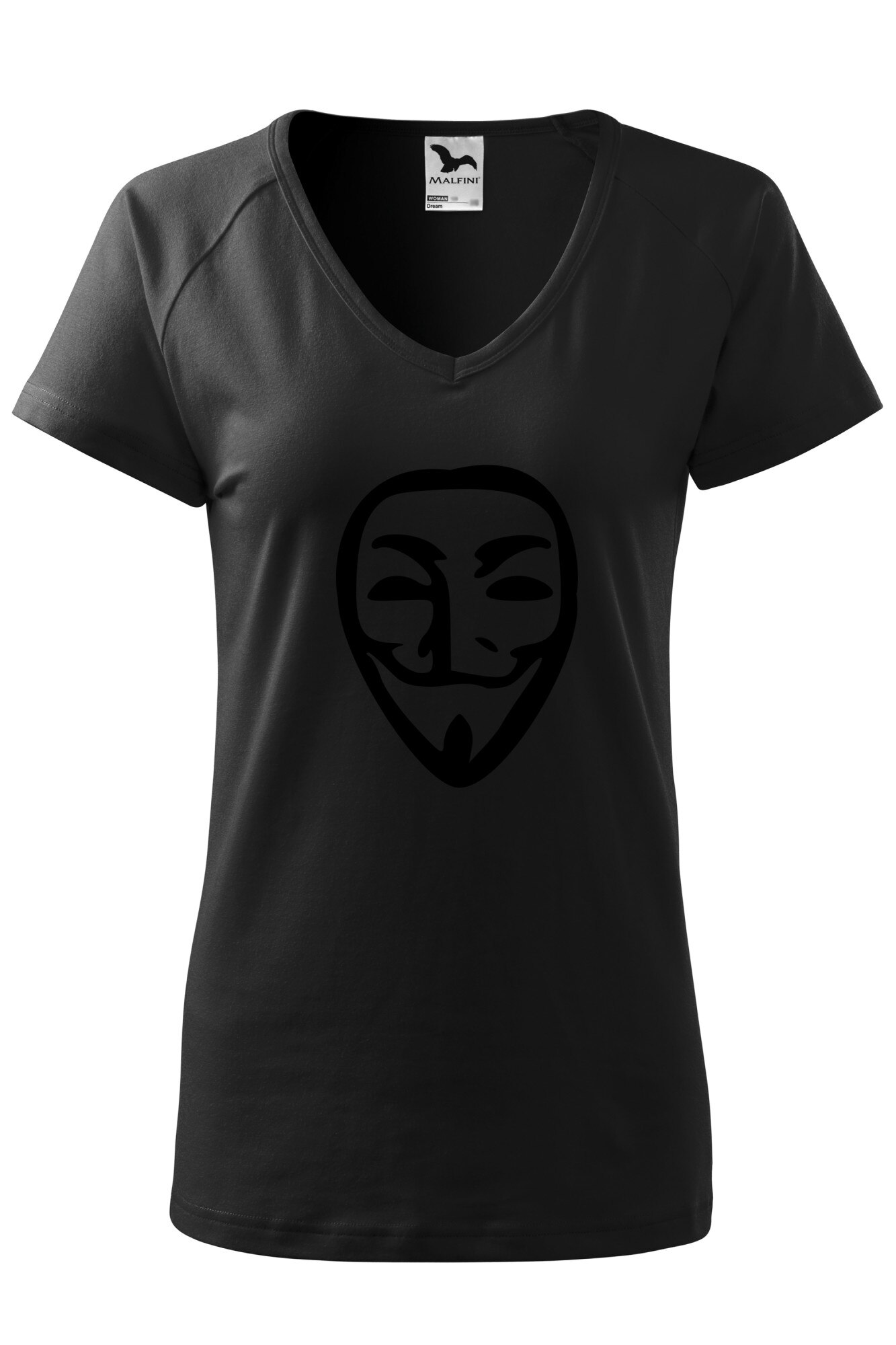 Tricou dama, Malfini, Anonymous, Negru, XS