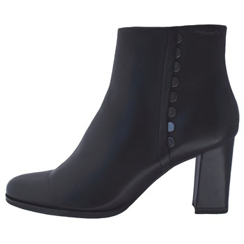 Ghete dama, din piele naturala, Tamaris, 1-25324-25-16-P-10, negru, Negru Ghete dama, din piele naturala, Tamaris, 1-25324-25-16-P-10, negru, Negru
